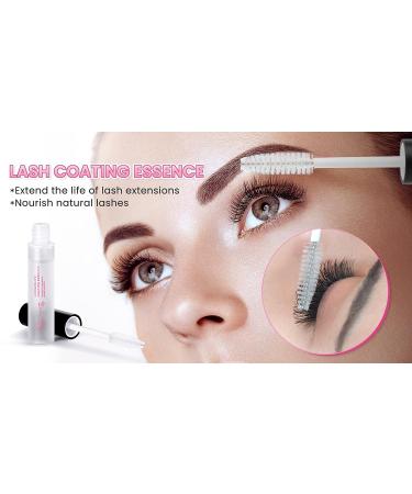Beauty7 Clear Transparent Lash Coating Essence 10ML - Protective Sealant for Longer Eyelash Extensions Life - Waterproof Mascara with Brush Wand - Non-Scented Aftercare Sealer - Buy Online on SooperMarket.com