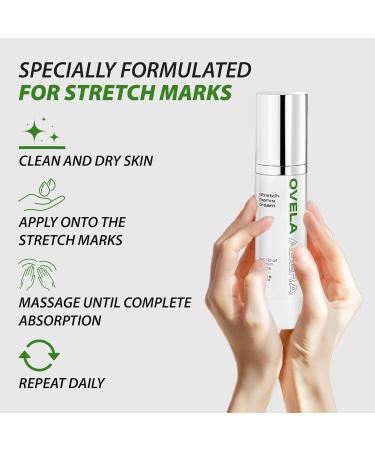 Abera Ovela Maternity Stretch Mark Cream - Effective Treatment for Pregnancy & Weight Fluctuations Deep Mark Removal All Skin Types 1.69 fl oz - Buy Online on SooperMarket.com