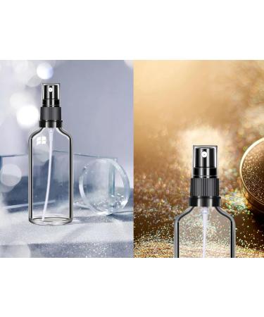 8 Pack 100ml Mini Transparent Glass Spray Bottles - Perfect for Perfume & Atmosphere - Buy Online on SooperMarket.com