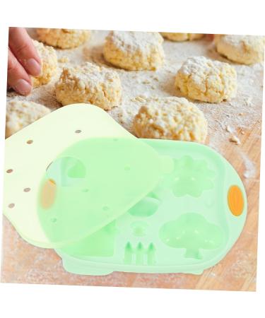 MAGICLULU Cookie Molds 3pcs Baking Tools Baby Silica Gel Flexible Decorate Milk Container 15X12X3cmx3pcs Greenx3pcs - Buy Online on SooperMarket.com