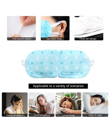 KONGDY 16-Pack Steam Eye Masks for Dry Eyes - Relief for Fatigue & Puffy Eyes - Disposable Moist Heating Compress Pads - Rose - Buy Online on SooperMarket.com