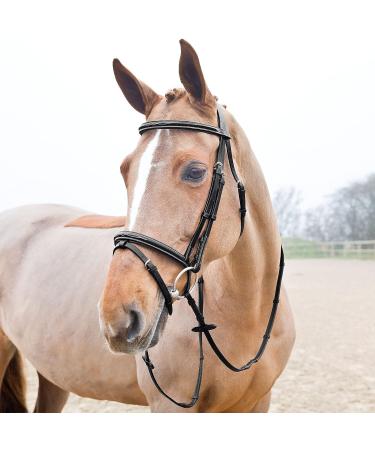 Horze Soft Grip Rubber Reins with Stoppers - Black Horse | Durable Equestrian Gear - Buy Online on SooperMarket.com