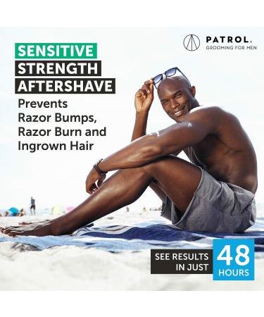 Bump Patrol Sensitive Strength Aftershave Formula - Razor Bump & Ingrown Hair Solution 2oz - Buy Online on SooperMarket.com