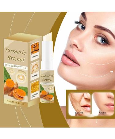 Wrinkle Multi Balm Stick Turmeric Retinol Face Stick Turmeric Cream Stick Anti Wrinkles Face Moisturiser Balm Stick for Eye/Neck/Face Care Reduce Fine Lines Brighten Skin Tone Skin Firming - Buy Online on SooperMarket.com