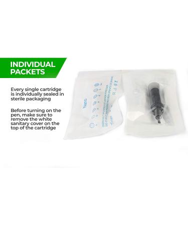 Dr. Pen Ultima A7 Replacement Cartridges (20 Pack) - Silicone Nano 0.25mm with Bayonet Slot - Disposable Parts - Buy Online on SooperMarket.com
