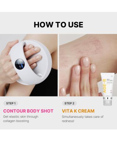 Medicube Age-R VITA K Cream | Elastin Boost for Stretched Skin | Targets Redness | Hypoallergenic | Korean Skin Care - International Shipping Available - Buy Online on SooperMarket.com