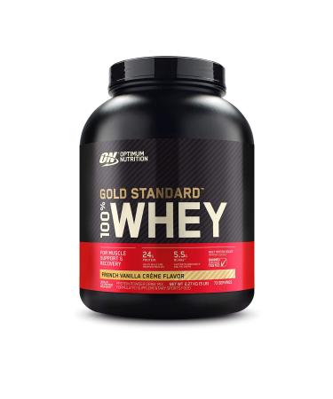 Optimum Nutrition Gold Standard 100% Whey Protein Powder French Vanilla Creme 2.27 Kg Medium
