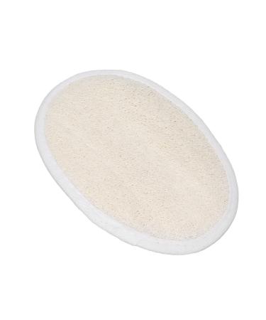 Loofah Pad Shower Sponge Scrubber Soft Double Sided with Elastic Band for Body for Facial