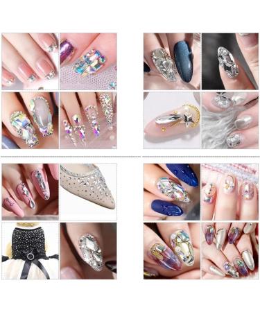Nail Rhinestones Kit DIY Nails Rhinestones Nail Art Cosmetics Clothes Design Jewels Diamond Accessories Type4 - Buy Online on SooperMarket.com