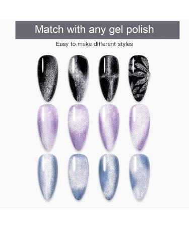 5pcs Professional Nail Polish Magnet Pen Set - Manicure Tool for UV Gel Polish - Perfect for Nail Art - Buy Online on SooperMarket.com
