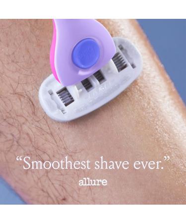 Billie Women's Shave Kit: Razor + 4 x 5-Blade Refills + Magnetic Holder - DreamPop - Buy Online on SooperMarket.com