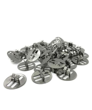Universal Wood Wick Clips for Candles | Sustainer Tabs Fit Most Wooden Wicks | Longer Burn Time & Less Wasted Wax (100 Pack)