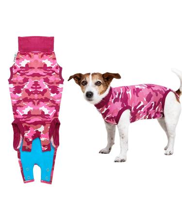 Suitical Recovery Suit Hund XXXS Rosa Camouflage Rosa Camouflage 3XS (1Pack)