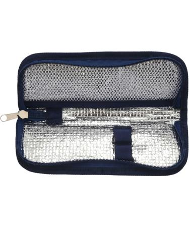 Dewedrt Insulin Cooler Travel Case Diabetic Medication Organizer Cooler Bag Navy Blue - Buy Online on SooperMarket.com
