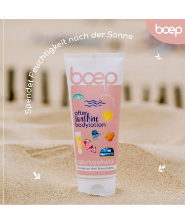 Boep After Sun Lotion - Vegan Natural Cosmetics | Moisturizing Organic Olive Oil & Shore (200 ml) - Buy Online on SooperMarket.com