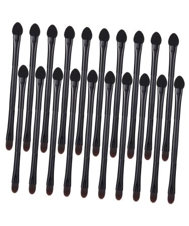 WOFASHPURET Powder Applicator 20pcs Double Eye Shadow Makeup Eyeshadow Makeup Brush Kit Powder Sponge Makeup Tool Major Set Miss