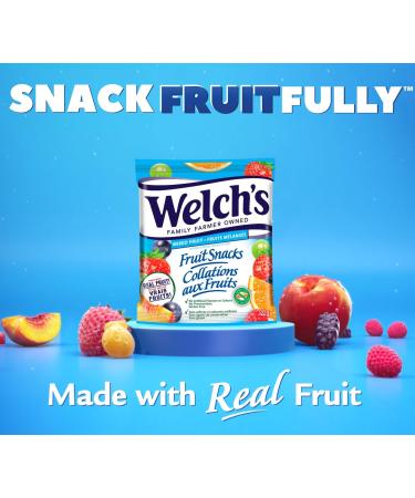 Welch's Fruit Snacks Mixed Fruit & Berries 'N Cherries Bulk Pack Gluten Free Individual Single Serve Bags 22g (Pack of 72) - Buy Online on SooperMarket.com