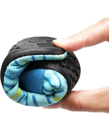 JIASUQI Kids Water Shoes - Quick Dry Barefoot Aqua Socks for Beach & Pool - Blue - 1.5/2.5 UK - Buy Online on SooperMarket.com