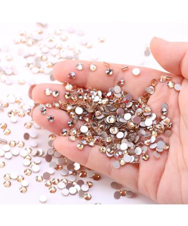 Yhmq 576PCS Nail Rhinestones & Crystals - Gold Shadow SS30 (6.4mm & 6.5mm) for Stunning Nail Art - International Shipping Available - Buy Online on SooperMarket.com
