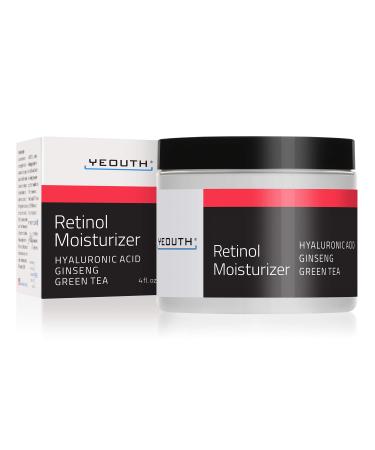Yeouth Retinol Face Moisturizer with Hyaluronic Acid  Moisturizer Face Cream for Wrinkle & Dark Spot  Night Cream Moisturizer Face Care  Anti Aging Facial Skin Care Products for Women & Men 4 Ounce (Pack of 1)