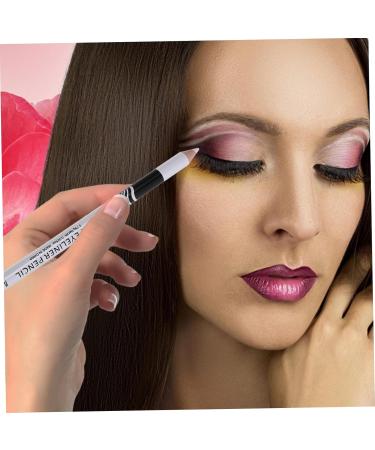 FOYTOKI 70 Pcs Lying Silkworm Eyeliner White Eye Pencil Eyes Cosmetic Tools Eye Cosmetic Tools Wooden Pole - Buy Online on SooperMarket.com