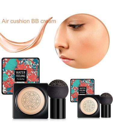 Ulapithi Mushroom Head Air Cushion Foundation | Moisturizing BB Cream & Concealer for All Skin Types | Lightweight & Durable Makeup - Buy Online on SooperMarket.com