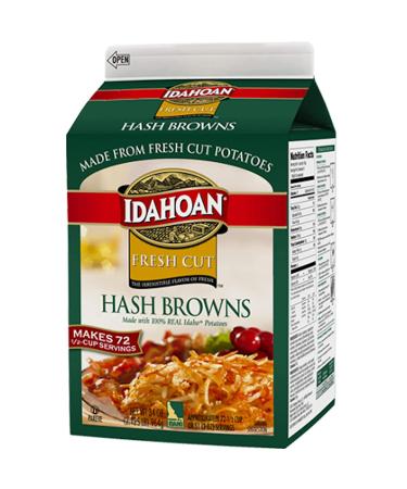 Idahoan Fresh Cut Premium Hashbrowns  100% Real Idaho Potatoes  Gluten-Free  2.125 Pound (Pack of 6) - Buy Online on SooperMarket.com