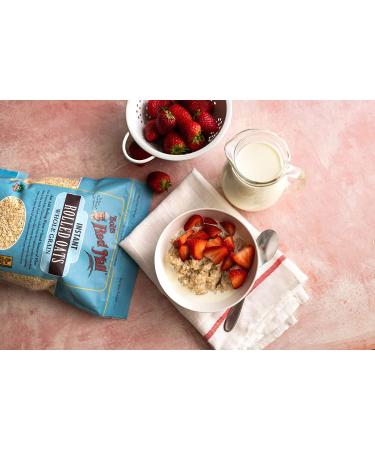 Bob's Red Mill Instant Rolled Oats - 32 Oz Resealable Pack for Quick Breakfast - Buy Online on SooperMarket.com