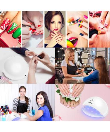 iProda 72W UV/LED Nail Dryer Lamp for Professional Gel Polish - 4 Timers for Manicure/Pedicure - At-Home and Salon Nail Art - Buy Online on SooperMarket.com