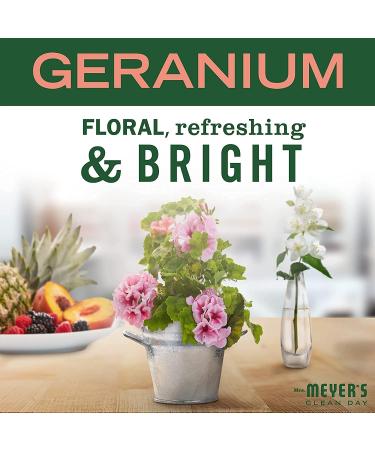 Mrs. Meyer's Geranium Hand Soap Refill, 33 Fl Oz - Pack of 2 | Biodegradable Formula with Essential Oils - Buy Online on SooperMarket.com