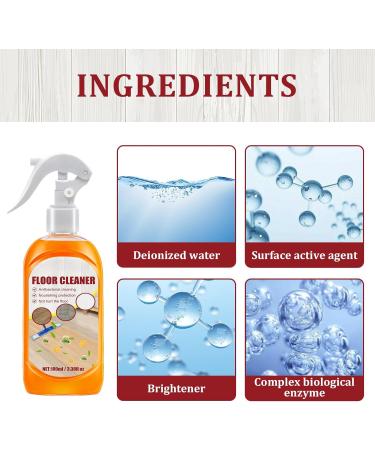Tile Spray Cleaner Household Floor Cleaner Powerful Stain Removal Floor Cleaner Natural Wood Floor Stain Cleaner Multi-Purpose Floor Cleaner for Wood and Tile Floors - Buy Online on SooperMarket.com