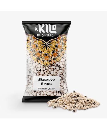 A Kilo of Spices | Black Eyed Beans Chora Protein and Fiber Rich Source - 100% Natural & Healthy Black-Eyed Peas 1kg