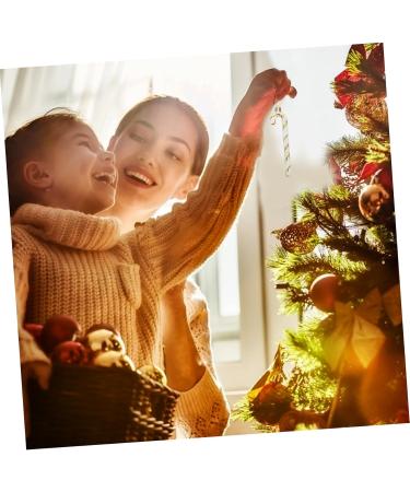 Cabilock Artificial Garland 18 Pcs Crutch Pendant Children s Toys Christmas Hanging Ornaments Candy Crutch Christmas Pendant Set - Buy Online on SooperMarket.com