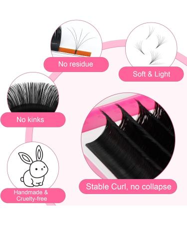 Easy Fan Lashes C-0.07-10-14Mix Easy Fan Russian Lashes Eyelash Extensions C CC D DD curl Self Fanning Lashes 8-20mm Flowering Blooming Volune Lash Extension(C-0.07 10-14 Mix) 1 count (Pack of 1) C-0.07 - Buy Online on SooperMarket.com