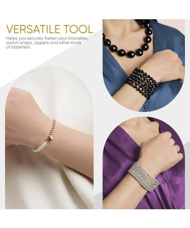 Bracelet Helper Tool - Metal Gold Clasp Helper for Jewelry - Portable and Easy-to-Use - Buy Online on SooperMarket.com