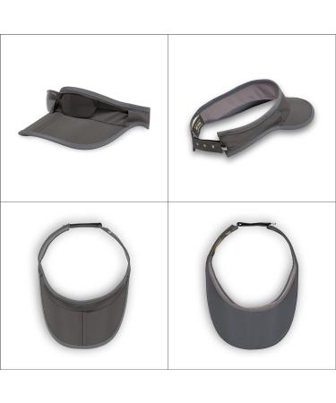 Sunday Afternoons Aero Visor - Black/Gray Slate | Ultimate Sun Protection for Outdoor Adventures - Buy Online on SooperMarket.com