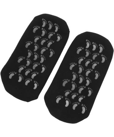 2 Pairs Deep Moisturizing Gel Socks for Rough Cracked and Dry Skin Gel Lined Foot Moisturizing Socks Black - Buy Online on SooperMarket.com