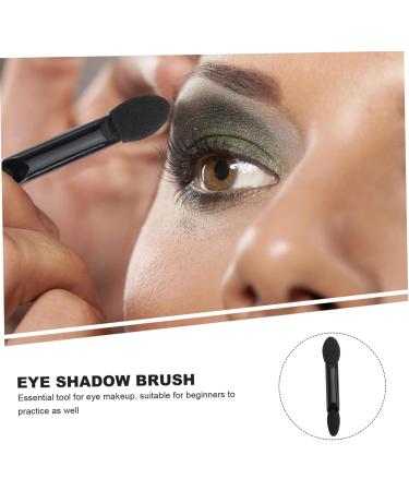 PLAFOPE 10pcs Dual Sided Eye Shadow Brush Eyeshadow Stick Brush Paupi re Sponge Eyeshadow Brush Kit Black - Buy Online on SooperMarket.com