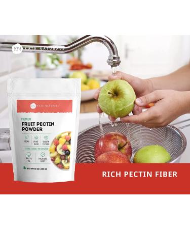 Kate Naturals Fruit Pectin for Canning Jam & Jelly - 12oz | 100% Natural Vegan Powder for Gummies, Jellies & Marmalades with Fiber - Buy Online on SooperMarket.com