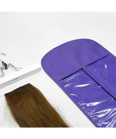 TROONZ Wig Bag with Hanger Hair Extension Storage Hairpieces Storage Holder Hair Extension Storage Bag with Hanger Wig Bag for Travel Women Hair - Buy Online on SooperMarket.com