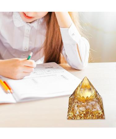 Orgonite Crystal Pyramid Crystals Tiger's Eye Reiki Orgonite Gemstones Protection Crystals Energy Gain Generator for Yoga Meditation Indoor Handmade Decor for Lencyh - Buy Online on SooperMarket.com
