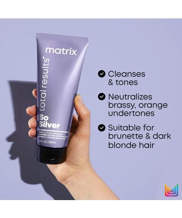 Matrix Total Results So Silver Deep Conditioning Hair Mask - Repairs Blonde & Silver Hair - 6.8 Fl Oz - Buy Online on SooperMarket.com
