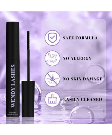 WENDY LASHES Lash Remover for Cluster & Individual Lashes | Gentle Low-Irritating DIY Eyelash Extension Solution (5ml) - Shop Internationally - Buy Online on SooperMarket.com