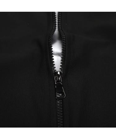 Waist Trainer Sweat Vest for Men Men Sauna Vest Shaper Gym Fitness Workout Neoprene Sweat Waist Trainer Zipper Tank Top Inner Silver L/XL - Buy Online on SooperMarket.com