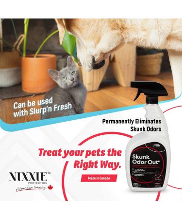 Skunk Odor Out by EnviroFresh For Dogs Cats Pets Animal Cage Cleaning Spray Skunk Odor Eliminator Made In Canada (Skunk Odor Remover Spray (950 mL)) - Buy Online on SooperMarket.com