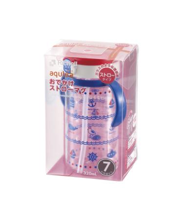 Richell Aqulea Outing Straw Mug 320 Blue - BPA-Free Travel Cup - Buy Online on SooperMarket.com
