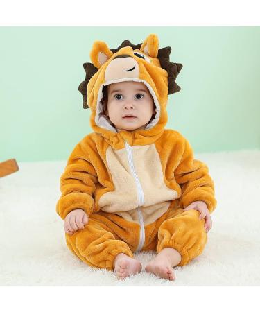 COOKY.D Unisex Winter Hooded Romper Jumpsuit - Hedgehog Design (3-6 Months) - Buy Online on SooperMarket.com