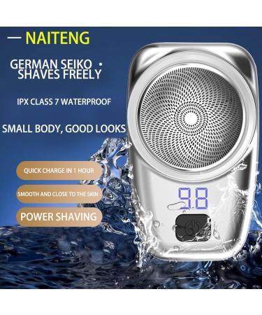 Rehomy Portable Electric Shaver for Men - Mini USB Rechargeable Waterproof Razor | Wet & Dry Use | Ideal Travel Gift for Dad & Husband - Buy Online on SooperMarket.com