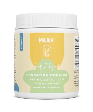 Majka Organic Hydration Booster Powder for Lactating, Nursing, Pregnant Moms, Safe Supplement for Pregnancy and Breastfeeding for Energy, Breast Milk Supply, Vegan, Gluten Free (Coconut, 30 Servings)