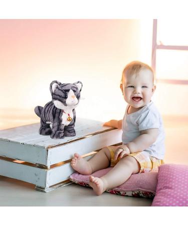 Marsjoy Interactive Robot Cat Plush Toy - Gray Pattern, Electronic Pet for Girls, Kids - 12 inches - Buy Online on SooperMarket.com